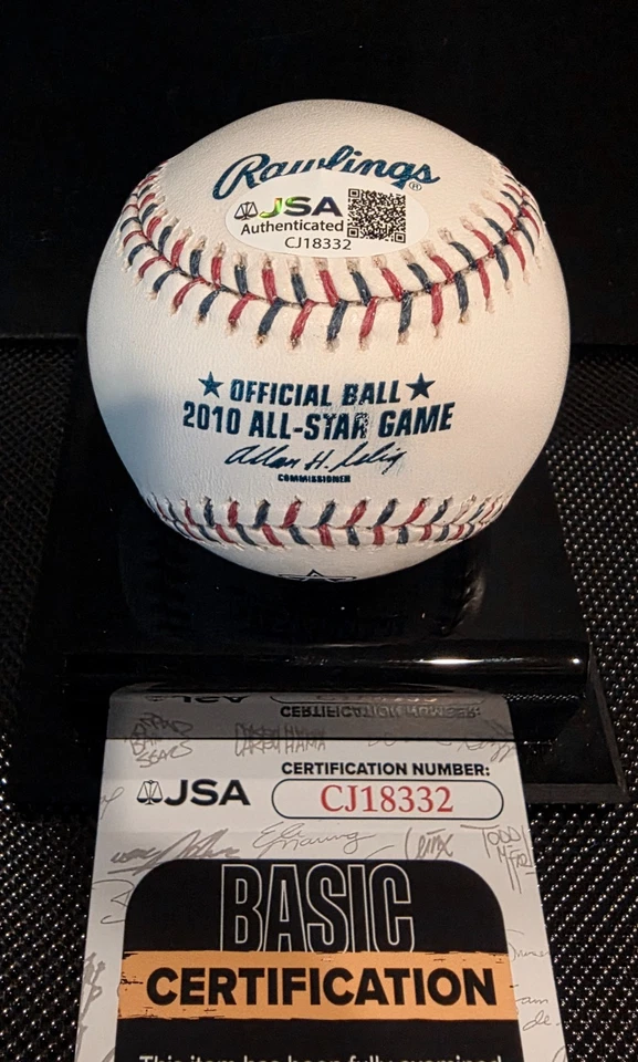 Adam Wainright Cardenales de San Luis Firmado Automático 2010 AS ROMLB Béisbol Certificado de Autenticidad JSA Foto 3 de 3