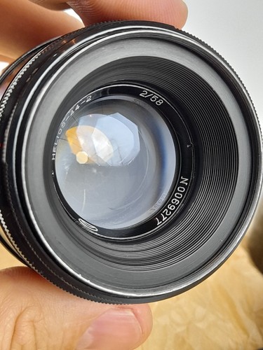 HELIOS 44-2 F/2 58mm s/n 0069277 Early RARE BLACK ZEBRA 8 blades Biotar Designed - Picture 2 of 17