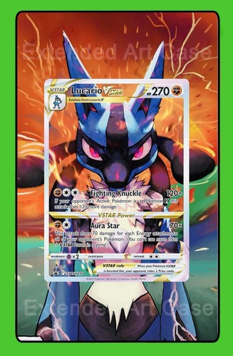 Lucario VSTAR SWSH291 SWSH: Sword & Shield Promo Extended Artwork Case - Picture 2 of 5