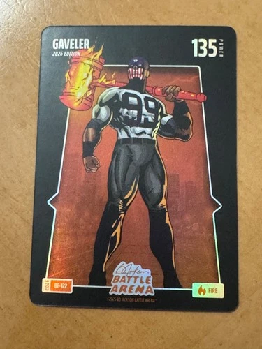 2026 Bo Jackson Battle Arena Gaveler Aaron Judge Chillin Battle Foil bf-122