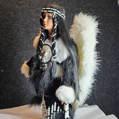 Timeless Collection Angel Iris Native American Porcelain Doll Limited Collection - Bild 8 von 9