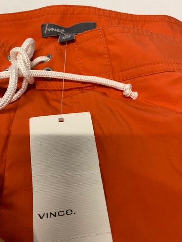 New Vince Shorts Orange 38 Men's A37 Was $165 - Picture 6 of 7