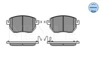 Meyle 025 240 4514 Bremsbelagsatz, Scheibenbremse FüR Mazda