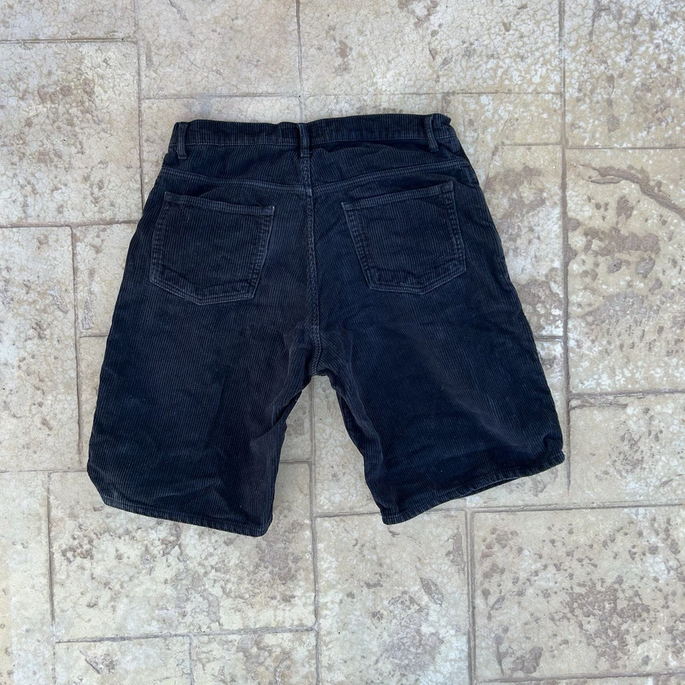 Pantalones Cortos F*CKING AWESOME Cordón Espiral Negros Talla 34 Y2K Foto 4 de 4