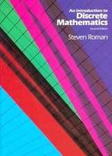 An Introduction to Discrete Mathematics Hardcover Steven A. Roman