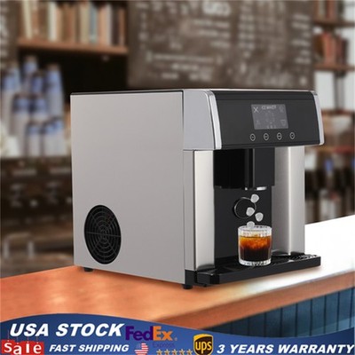 Nugget Ice Maker 33lbs Countertop Pebble Ice Maker Machine Self-Cleaning ZB-10E