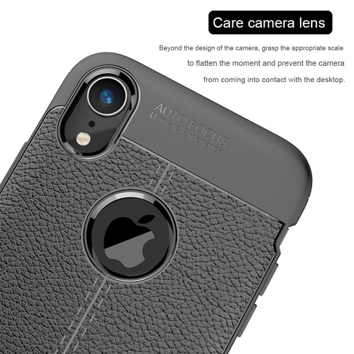 For iPhone Xs MAX Xs Xr X Case Shockproof Slim Cover with Rear Texture Design - Picture 17 of 25