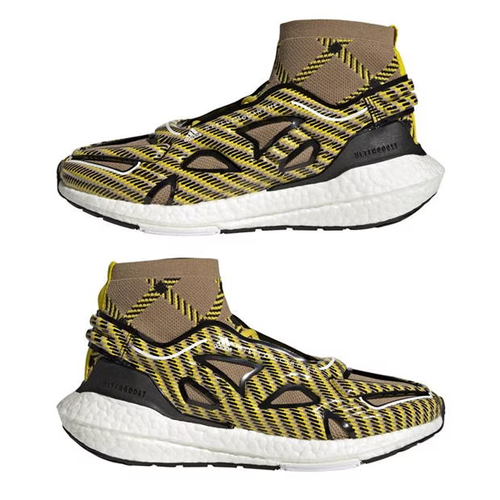 ZAPATOS PARA CORRER ADIDAS X STELLA McCARTNEY ULTRABOOST 22 ELEVADOS - MARRÓN/BLANCO. - Imagen 9 de 9