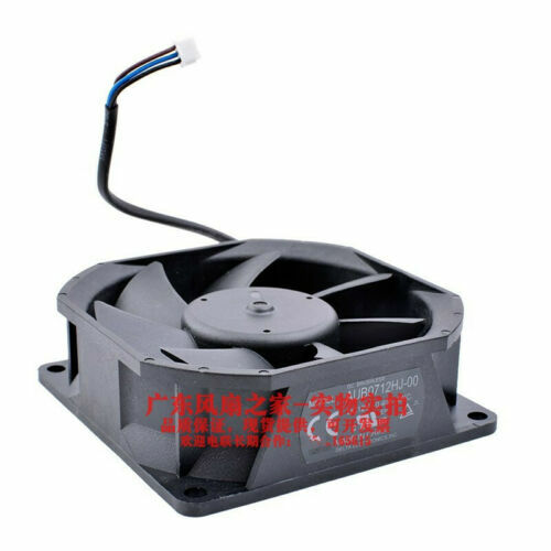 1PC three-line projector cooling fan AUB0712HJ-00 BKC DC12V 0.4A - Afbeelding 3 van 3