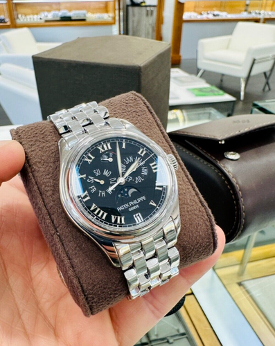 Patek Philippe Annual Calendar 5036/1G Moon Phase W/Power Reserve 18k White Gold - Picture 3 of 8