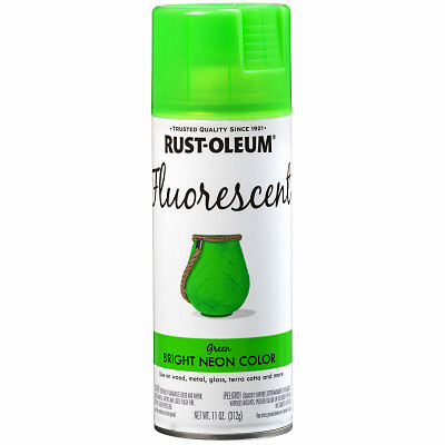 6 PAK Rust-Oleum Specialty; 11 OZ; Fluorescent Green; Spray Paint; VOC Compli... - Picture 1 of 1