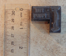 Pre-Owned Printing Press Blocks TIRE PUMPS Metal Wood Tools Hardware