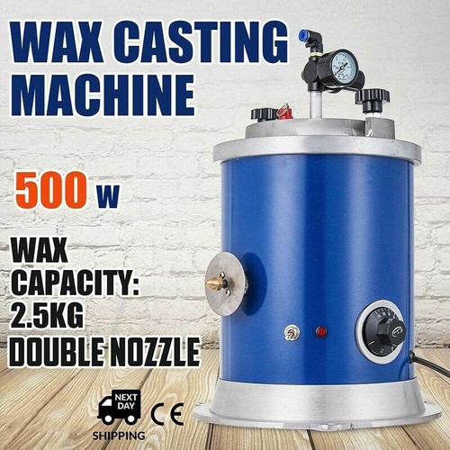 Inyector de cera 500 W máquina de moldeo de cera máquina de fundición de cera herramienta de joyería redonda NUEVO - Imagen 2 de 12