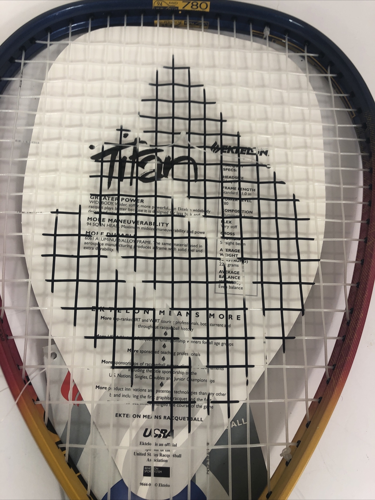 ektelon racquetball racquet “power blade” eBay