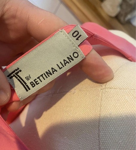 Bettina Liano Dress- Pink- Size 10 - Picture 3 of 6