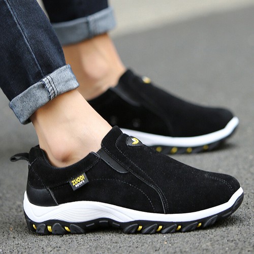 Mens Driving Loafers Slip On Walking Shoes Gym Casual Lightweight Sport Trainers - Picture 22 of 29