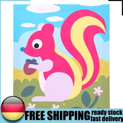 Animal DIY Button Painting Kids Child Educational Learning Toys Drawing Kit