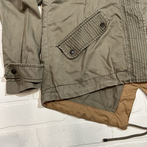 Army Green Utility Military Hooded Jacket Womens Size Small - Picture 8 of 19