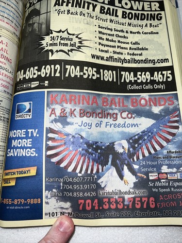 BellSouth Yellow Pages Charlotte NC 2014‑15 Phone Book Business Directory - Picture 13 of 23