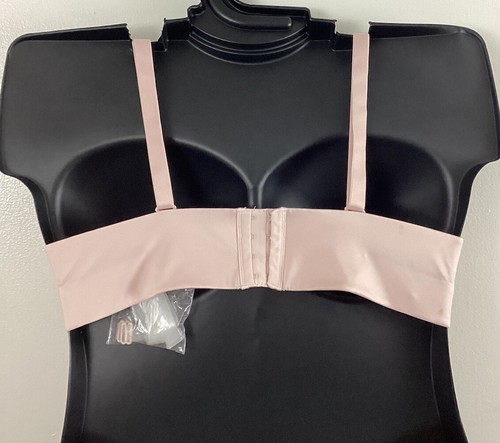 Reggiseno Originale Multiway Senza Spalline Silicone Supporto ROSA Cacique Lane Bryant (LEGGI) - Foto 5 di 17