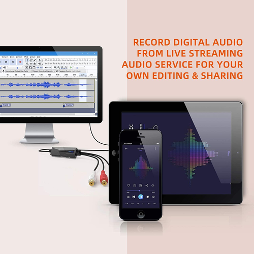 Audio Capture/Grabber Card Device - Win & Mac AV202-B USB2.0 - Afbeelding 5 van 12