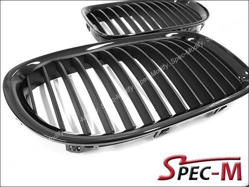 Gloss Black Front Kidney Grilles Set for BMW 2009-2015 F01 F02 7-Series - Bild 2 von 3