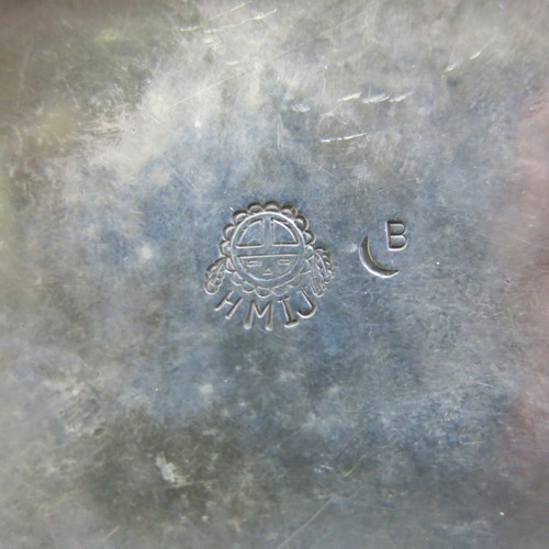 Vintage Sterling IW 1959 Belt Buckle Turquoise Coral Assoc of Bridge 89.7g[5951] - Foto 7 di 9