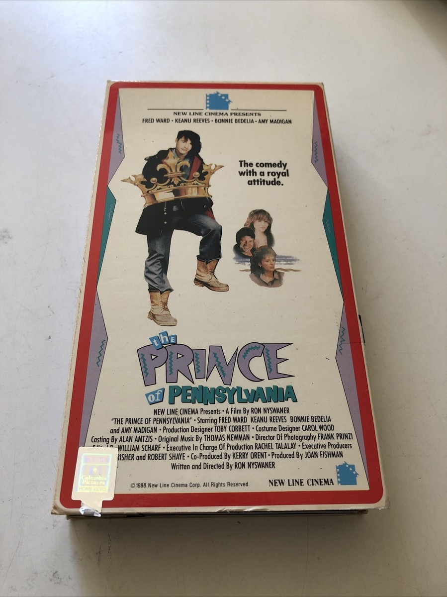 The Prince Of Pennsylvania Beta Tape Not VHS 80s Comedy Keanu Reeves RCA