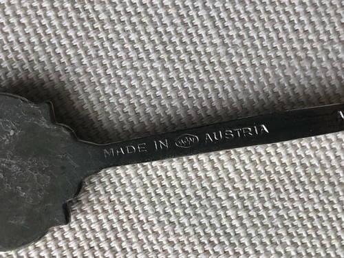 Wien Austria 🇦🇹 Demitasse muchos azúcar espresso plata cuchara coleccionable 🥄 - Imagen 4 de 12