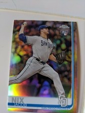 2019  TOPPS  CHROME  JACOB NIX  RC  REFRACTOR           