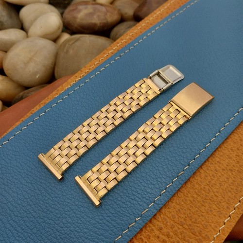 5/8" 10k Rose Gold-Filled Speidel USA Corsair Classic 1950s Vintage Watch Band - Picture 7 of 7
