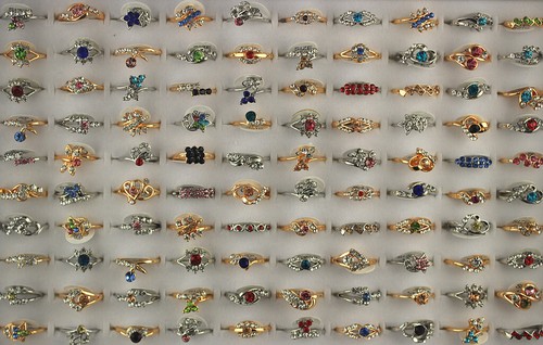 Wholesale Lots 60pcs Mixed Style Lady Fashion Jewellery Filled Rhinestone Rings - Picture 2 of 16