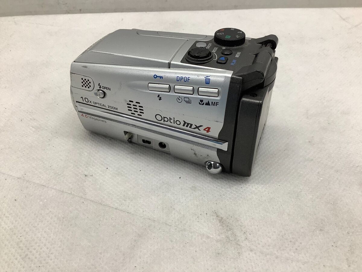 PENTAX Pentax Optio MX4 4.0MP Digital Camera - Silver for PENTAX Pentax Optio MX4 4.0MP Digital Camera - Silver for