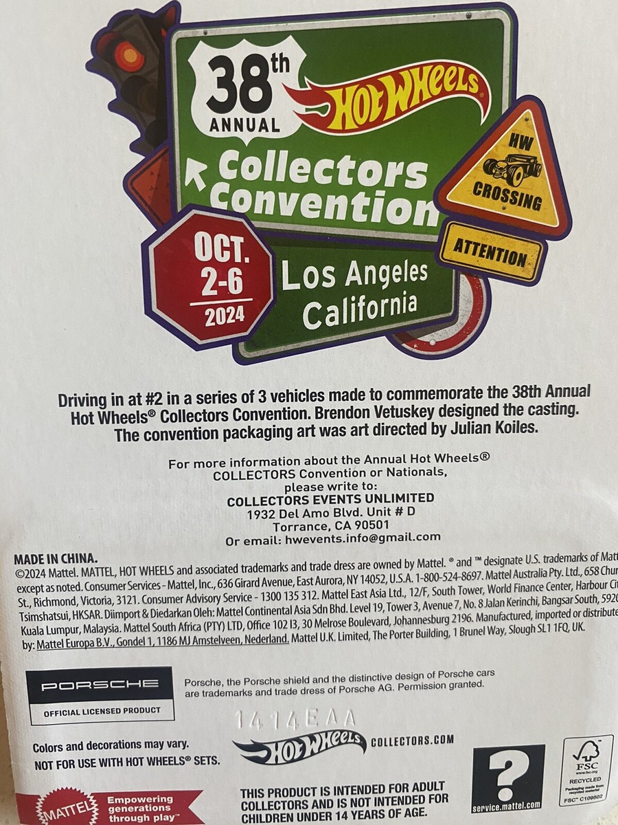 2024 Hot Wheels 38th Convention Los Angeles, CA Porsche 959 2024 Hot Wheels 38th Convention Los Angeles, CA Porsche 959