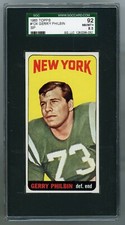 1965 Topps #124 Gerry Philbin SGC 8.5 NM/MT+ #1260266-052  *RE422*