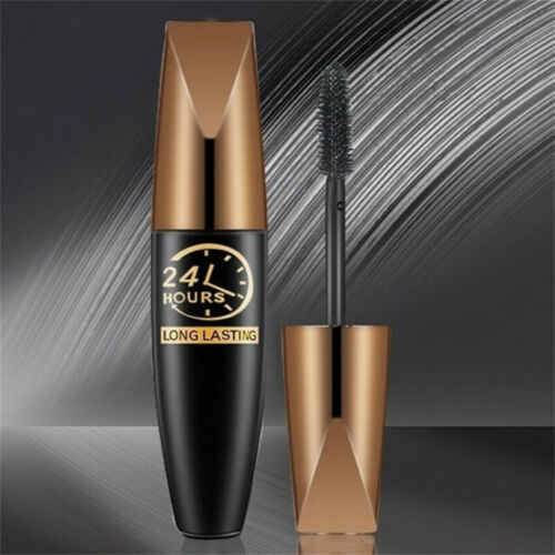4D Fiber Mascara Silk Schwarz Wimperntusche Wimpernverlängerung Eyelash Volumen - Bild 10 von 12