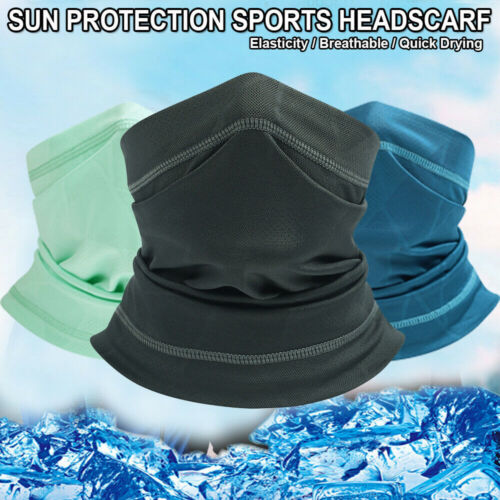 Neck Gaiter Bandana Face Mask Cooler UV Sun Protection Cooling Gator Head Shield - Picture 8 of 22