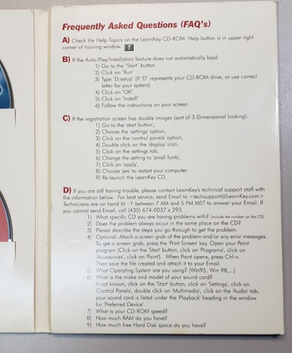 Vintage LearnKey Microsoft Office 97 Training Software 6 CD Set - Picture 5 of 6