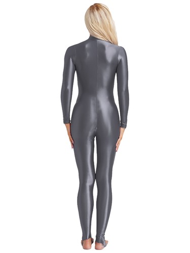 Women's Jumpsuit Performance Leotard Stirrup Bodysuit Nightclub Catsuit Pole - Picture 23 of 64