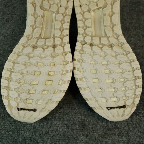 Adidas UltraBOOST 19 Sneakers Mens Size 8 White Shoes Running Casual Sneakers - Picture 8 of 14