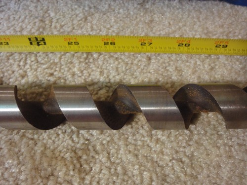 Prosperity Tools 24"x1" Auger drill bit for wood. 7/16" shank. New! - Picture 4 of 4