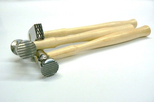 Texturing Metal Hammers Repousse Set 6 Patterns Texture Hammer Jewelry Craft - Picture 3 of 6
