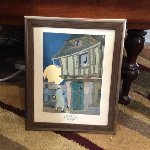 2 cuadros enmarcados vintage de Nursory Friends, de Francia, 11,5 por 9,5. - Imagen 6 de 8