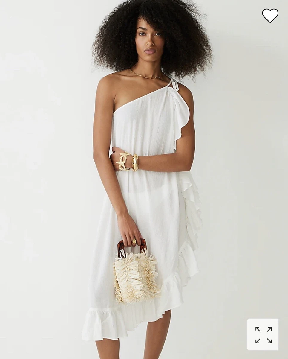 J crew one shoulder cheap dress