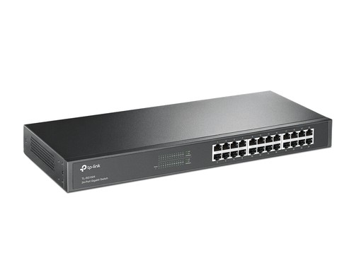 TP-Link TL-SG1024 24-Port Gigabit Netzwerk Switch Rackmount metall Plug&Play - Afbeelding 2 van 3