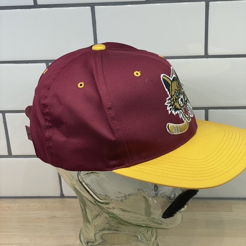 Vintage 90s Chicago Wolves Snapback Hat IHL G Cap Hockey Snap Broken Embroidered - Bild 13 von 15