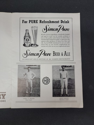 1940 Canisus vs LaSalle College Football Program Buffalo Lon Keller Vintage - Picture 5 of 11