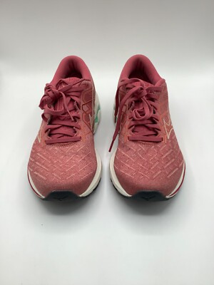 Mizuno Women's Wave Inspire 18 Running Shoe, Rosette/Snow White,