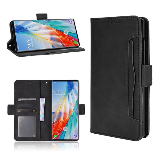For LG Wing 5G Phone Magnetic Flip Leather Wallet Case Cover Luxury Shockproof - Picture 7 of 17