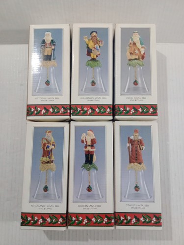Novelino Christmas through the Ages Weihnachtsmann Glocken, Vintage 1992 Neu in OVP, NEU  - Bild 1 von 11